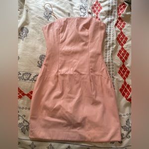 AKIRA Leather Mini Dress
